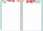 Day Designer for Blue Sky 2022-2023 Academic Year Weekly & Monthly Planner, 8.5" x 11", Frosted Cover, Wirebound, Secret Garden Mint (137896-A23) - Image 7